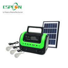 mini small indoor Dc solar home system 5w solar light kit with 4ah battery solar camping lighting system